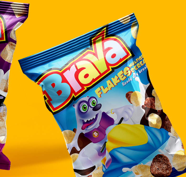 Opracowanie projektu opakowania śniadaniowego Brava