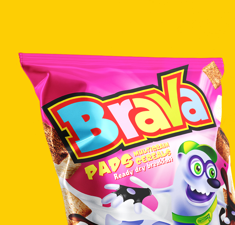 Opracowanie projektu opakowania śniadaniowego Brava