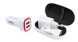 Ładowarki samochodowe z logo