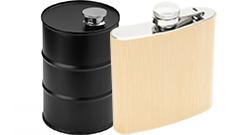 Piersiówki z nadrukiem