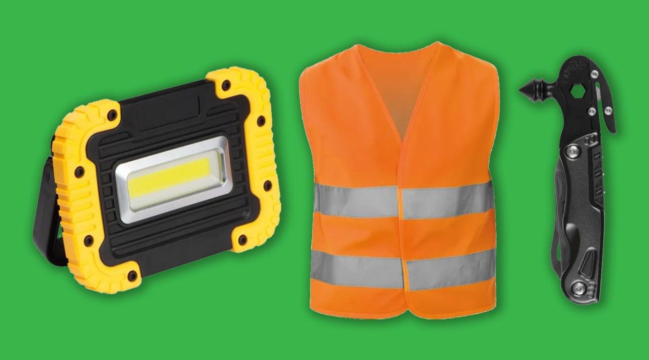 Narzędzia i odblaski