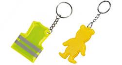 Breloki odblaskowe z nadrukiem