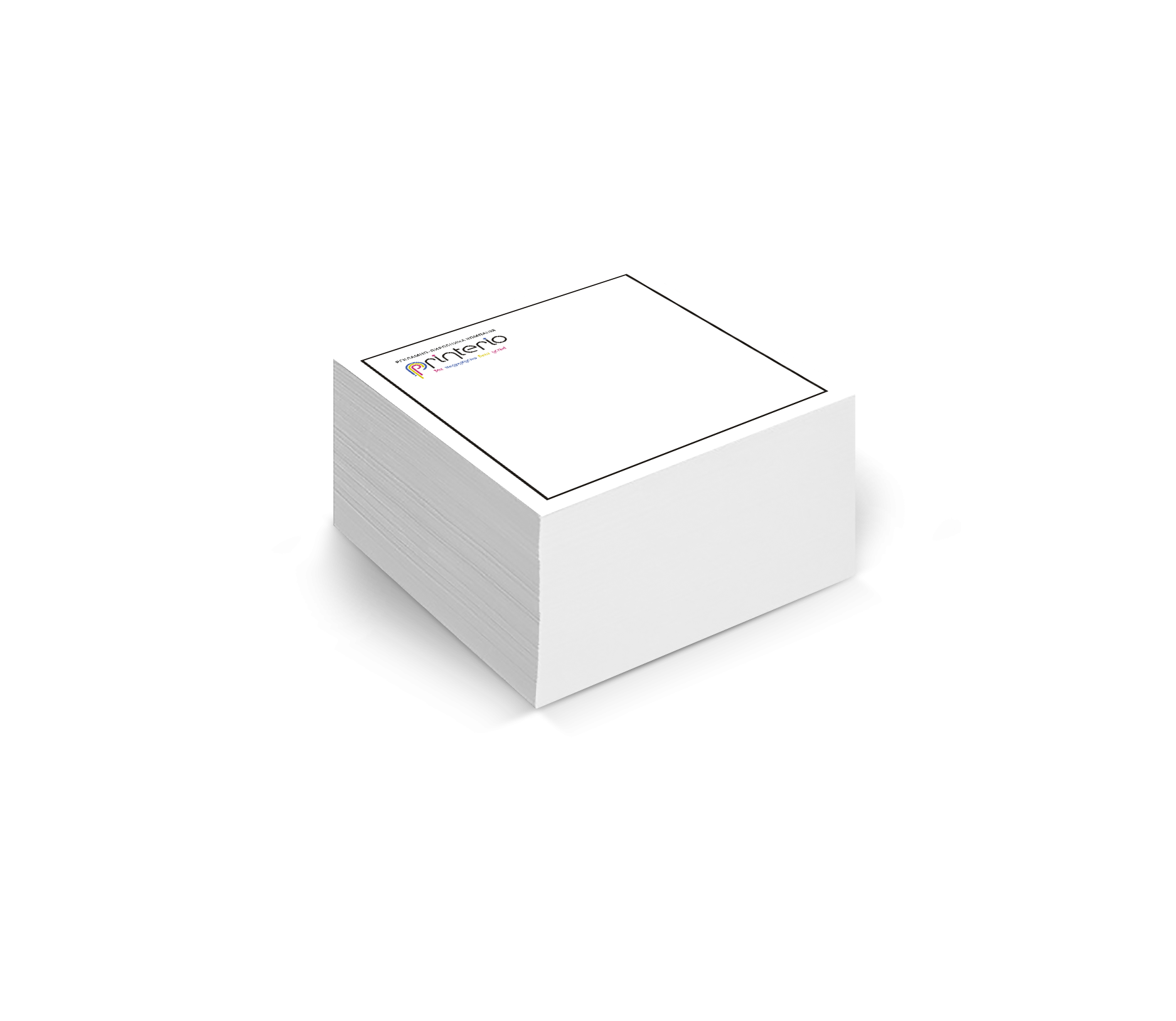 Druk bloku karteczek biurowych