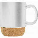 Kubek ceramiczny z korkiem GISTEL 350 ml do naniesienia logo
