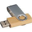 Pendrive bambusowy 4GB SURUC z logo firmy Zdjęcie 2