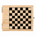 Zestaw do wina BAMBOO CHESS z szachami do naniesienia logo Zdjęcie 3