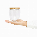 Dwuścienna szklanka BAMBOO ART M, o pojemności ok. 350 ml. z logo Zdjęcie 8
