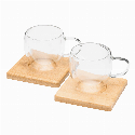 Zestaw szklanek BAMBOO DUO z naniesieniem logo Zdjęcie 2