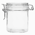 Szklany słoik CLICKY S, pojemność ok. 280 ml. do drukowania logo Zdjęcie 4