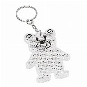 Brelok odblaskowy TEDDY do drukowania logo