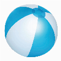 Nadmuchiwana piłka plażowa ATLANTIC SHINY do nałożenia logo