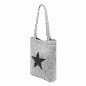 Filcowa torba na zakupy STAR DUST GO z logo