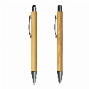 Zestaw do pisania DOUBLE BAMBOO REVISED. z logo firmy Zdjęcie 4