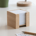 Pudełko na karteczki NEVER FORGET BAMBOO z nadrukiem logo Zdjęcie 9