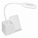 Lampa biurkowa ze stacją ładującą LIGHT & CHARGE do nałożenia logo Zdjęcie 3