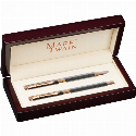 Zestaw piśmienny długopis i pióro wieczne Mark Twain do naniesienia logo Zdjęcie 3