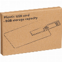Pendrive plastikowy karta 8GB z logo Zdjęcie 6