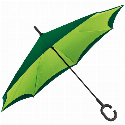 Parasol manualny odwrócony ø120 cm z logo firmy