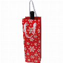 Torebka prezentowa na wino XMAS z logo Zdjęcie 2
