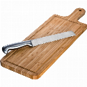 Deska kuchenna bambusowa z nożem do naniesienia logo
