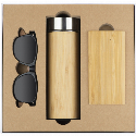 Zestaw butelka 350 ml, okulary, power bank 8000 mAh z naniesieniem logo Zdjęcie 3