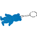 Brelok odblaskowy miś z logo firmy Zdjęcie 2
