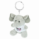 Pluszowy słoń, brelok | Hugo z nadrukiem na zamówienie