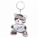 Pluszowy kot, brelok | Ollie z naniesieniem logo