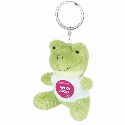 Pluszowa żaba, brelok | Sallie z logo firmy