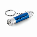 LERGAN. Aluminiowy brelok z latarką 3 LED z logo firmy