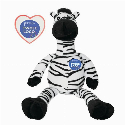 Pluszowa zebra LORENZO do drukowania logo