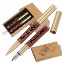 Zestaw piśmienny pióro kulkowe i wieczne z naniesieniem logo