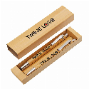 Zestaw do pisania DOUBLE BAMBOO do naniesienia logo