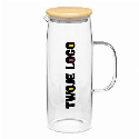 Karafka szklana BAMBOO PITCHER z nadrukiem logo