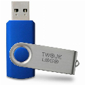 Pamięć USB TWISTER 8 GB do naniesienia logo