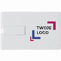 Pamięć USB "karta kredytowa" 32 GB do nałożenia logo