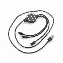 Kabel USB 3 w 1 LUX z logo firmy