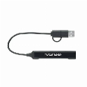 Hub USB z 4 portami 19 cm CURRENT do drukowania logo