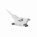 Adapter do kabli 3 w 1 LIGO CABLE z naniesieniem logo
