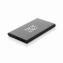 Power bank 4000 mAh z aluminium z recyklingu z logo