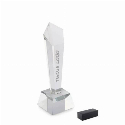 Kryształowa statuetka DIAWARD z logo firmy