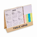 Kalendarz biurkowy z notesem CALENDOO do naniesienia logo