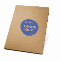 POE. Teczka na dokumenty A4 wykonana z tektury (450 g/m²) z logo firmy