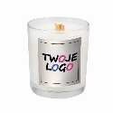 Świeca sojowa 190g Cedarwood z naniesieniem logo