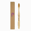 Bambusowa szczoteczka do zębów ECO CLEAN z nadrukiem logo