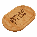 Deska do krojenia BAMBOO-ROUND do naniesienia logo
