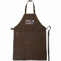 Skórzany fartuch kuchenny z logo