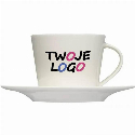 Filiżanka ceramiczna ze spodkiem 175 ml do drukowania logo
