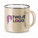 VERNON. Kubek ceramiczny 340 mL z naniesieniem logo
