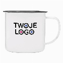 Kubek emaliowany RETRO CUP z logo firmy